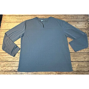 Coofandy Women’s Size XXXL Grey Long Sleeve Shirt NWOT